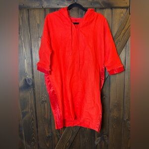 Shamask Linen Silk Hoodied Tunic